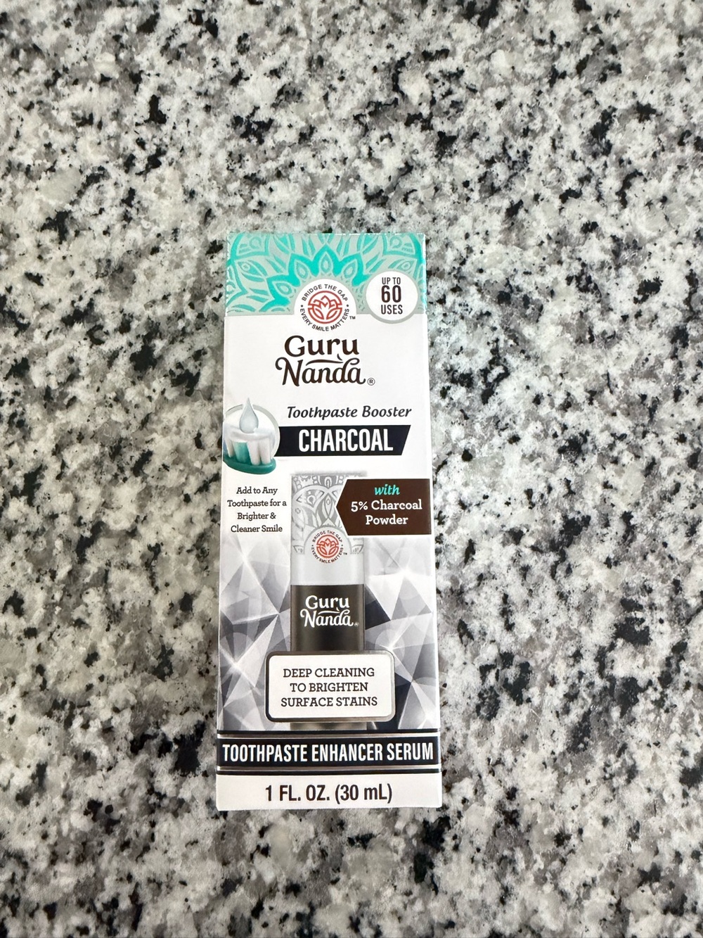Guru Nanda Charcoal Toothpaste Booster - NWT